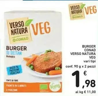 Conad Burger offerta