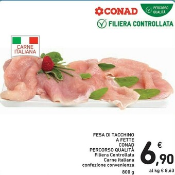 Conad Conad Fesa Di Tacchino A Fette offerta
