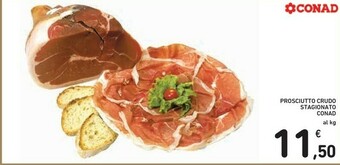 Conad Conad Prosciutto Crudo Stagionato offerta