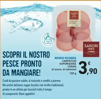 Conad Conad - Carpaccio Di Tonno 100 G(ml) offerta