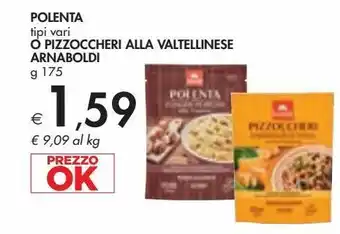 Polenta o pizzocchei alla valtellinese arnaboldi