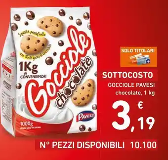 Spazio Conad Gocciole pavesi offerta
