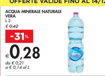 Bennet Acqua minerale naturale vera offerta