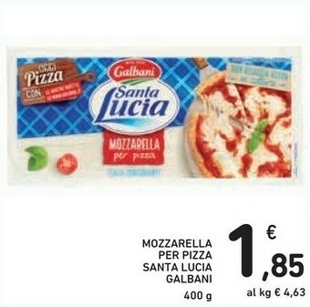 Conad Galbani Mozzarella Santa Lucia 400 G(ml) offerta