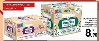 Spazio Conad Salviette bimbo pampers offerta