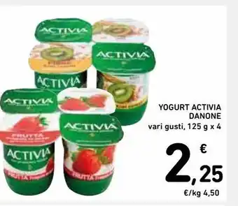 Spazio Conad Yogurt activia danone offerta