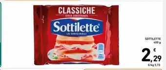 Spazio Conad Sottilette offerta