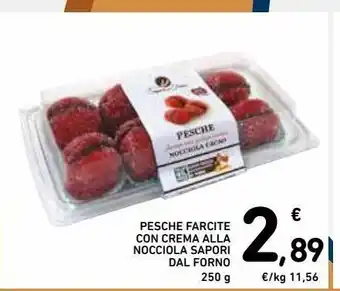 Spazio Conad Pesche farcite con crema alla nocciola sapori dal forno offerta