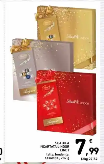 Spazio Conad Scatola incartata lindor lindt offerta