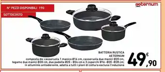 Spazio Conad Batteria rustica aeternum offerta