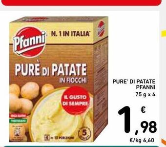 Spazio Conad Purè di patate pfanni offerta