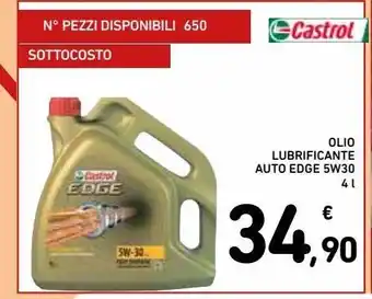 Olio lubrificante auto edge