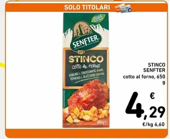 Stinco senfter