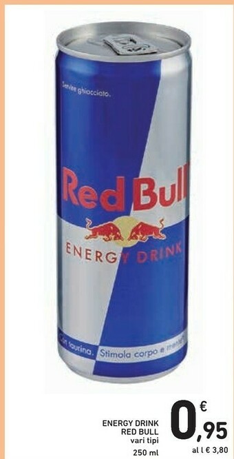 Conad Red bull Energy Drink 250 G(ml) offerta