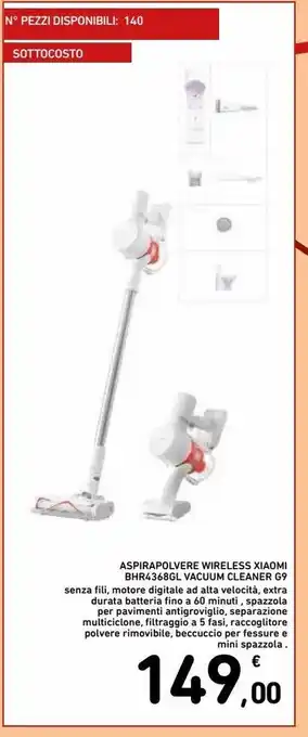 Spazio Conad Aspirapolvere wireless xiaomi offerta