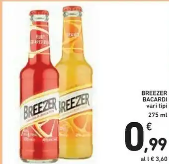 Conad Bacardi Bacardi - Breezer Lemon 275 g(ml) offerta