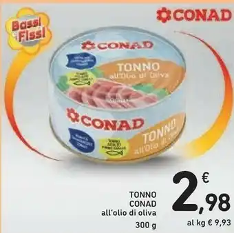 Conad Conad - Tonno All'Olio Di Oliva 300 G(ml) offerta