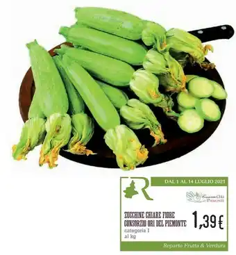 Conad Zucchine Chiare Fiore Consorzio Ori Del Piemonte offerta