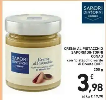 Conad Conad Sapori & Dintorni Crema Al Pistacchio offerta