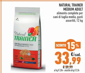 Conad Natural Trainer Medium Adult Con Pollo offerta