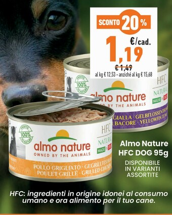 Almo Nature Hfc Dog 95g