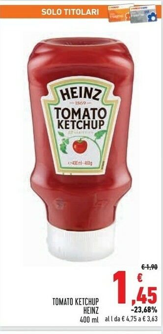 Conad Heinz Ketchup offerta
