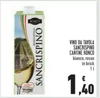 Conad Ronco Vino offerta