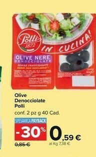 Carrefour Market Polli Olive Denocciolate offerta