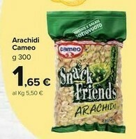 Carrefour Market Cameo Snack Friends Arachidi 300 G(ml) offerta