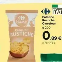 Carrefour Market Patatine Rustiche offerta