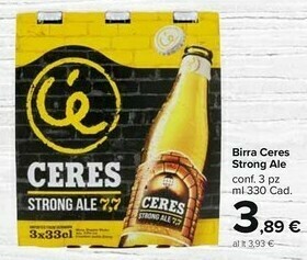 Carrefour Market Ceres Strong Ale 330 G(ml) offerta