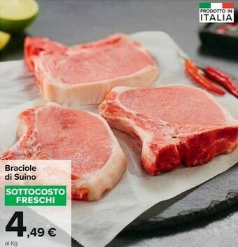 Carrefour Market Braciole Di Suino offerta