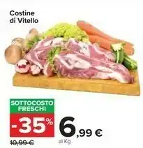 Carrefour Market Costine Di Vitello offerta