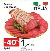 Carrefour Market Salame Ungherese offerta