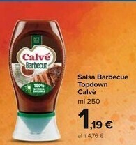 Carrefour Market Calvè Salsa Barbecue 250 G(ml) offerta