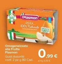 Carrefour Market Plasmon Omogeneizzato Alla Frutta offerta