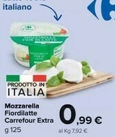 Carrefour Market Carrefour Extra Mozzarella Fior Di Latte offerta