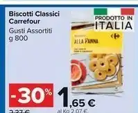 Carrefour Market Carrefour - Biscotti Alla Panna 800 G(ml) offerta
