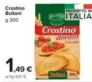 Carrefour Market Buitoni Crostino Dorato Croccante 300 G(ml) offerta