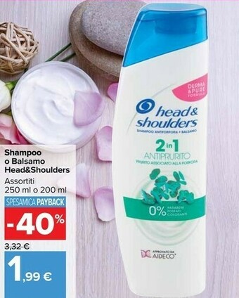 Carrefour Market Head & Shoulders Shampoo O Balsamo offerta