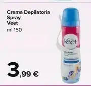 Veet Crema Depilatoria Spray 150 Ml
