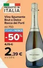Carrefour Market Rocca dei forti Vino Spumante Dolce 750 G(ml) offerta