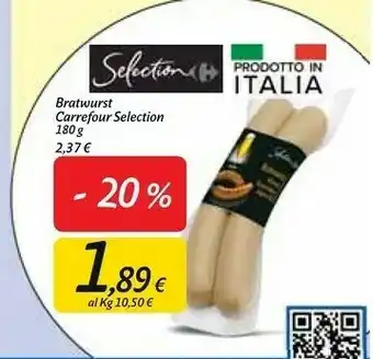 Carrefour Selection Bratwurst 180 G