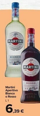 Carrefour Market Martini Aperitivo Bianco O Rosso offerta