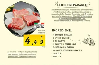 Carrefour Market Braciole Di Suino offerta