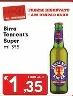 Despar Tennent's Birra Super offerta