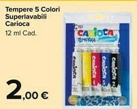 Carioca Tempere 5 Colori Superlavabili