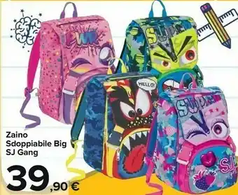 Carrefour Seven Zaino Sdoppiabile Big Sj Gang offerta