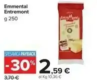 Carrefour Entremont Emmenthal 250 G(ml) offerta