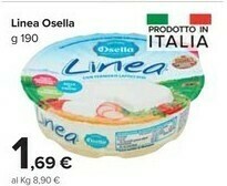 Carrefour Fattorie Osella Formaggio Fresco Con Fermenti Lattici Vivi Linea 190 G(ml) offerta